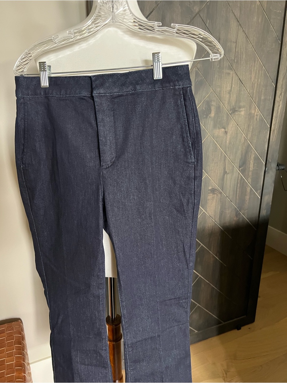 J. Crew Slim Straight Trouser Jeans in Dark Navy - Picture 2 of 5